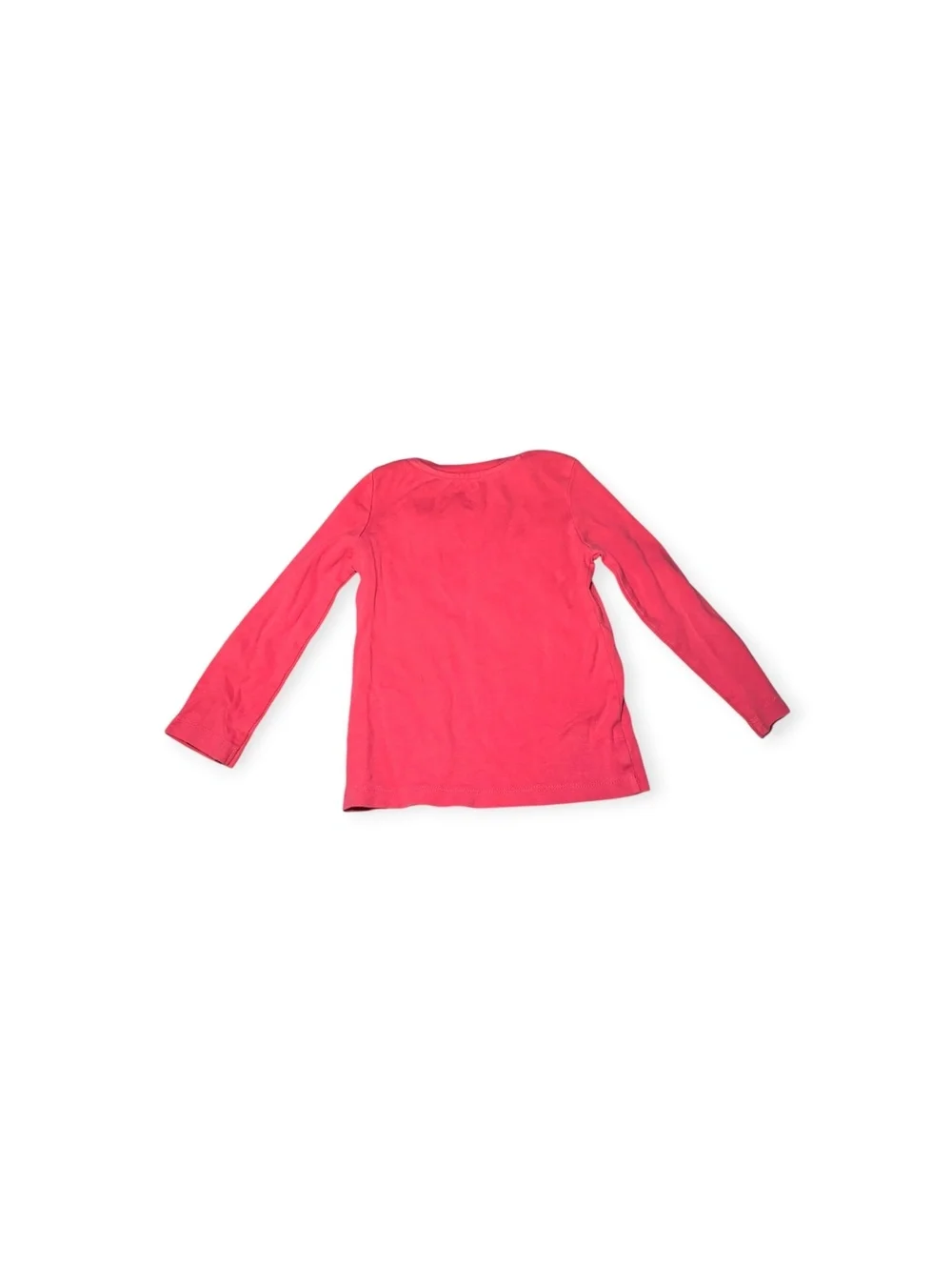 Gymboree Girl’s Size 4 Long Sleeve Tee Red 100% Cotton Cat “So Fabulous” Gems GC